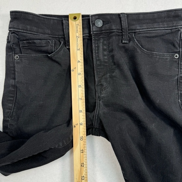 Abercrombie Fitch Harper Low Rise Super Skinny Jeans Womens Size 27/4 Black Wash - Picture 11 of 16